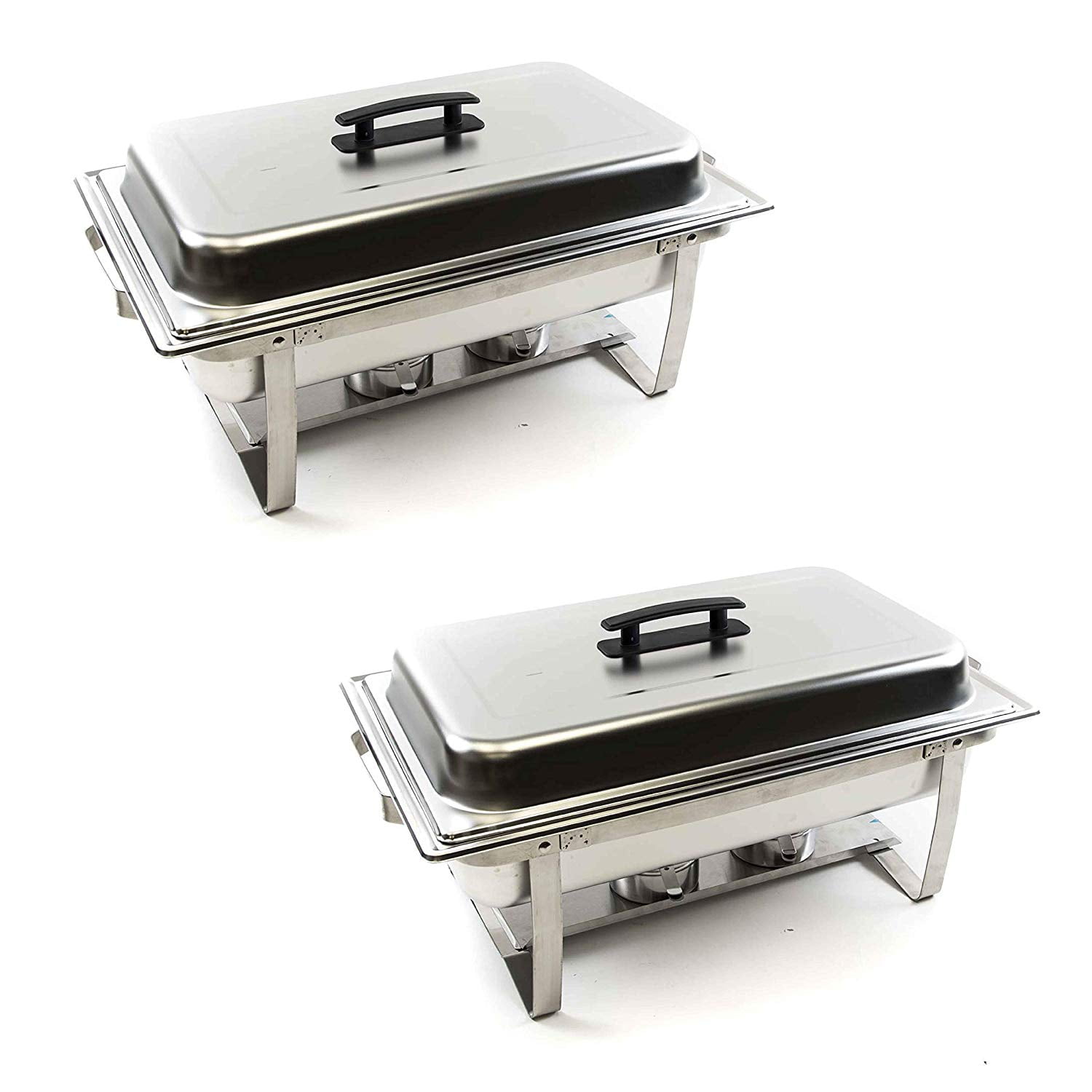 4 PACK Deluxe Full Size 8 Qt Gold Stainless Steel Buffet Chafer Chafing