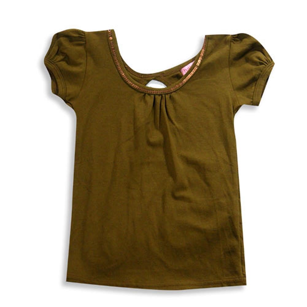 girls brown shirt
