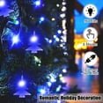 thumbnail image 4 of Deago 11.4 FT 96 LED Window Curtain String Lights Christmas Tree Twinkle Lights 8 Modes Plug in Extendable Fairy Light for Christmas Wedding Party Garden Bedroom Decor (White), 4 of 9