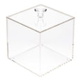 thumbnail image 2 of Clear Tek Clear Acrylic Small Candy Container - Display Box - 4" x 4" x 4" - 1 count box, 2 of 3