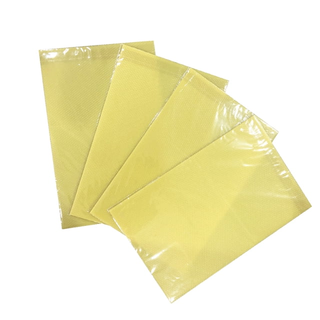 Inteprter Forro para refrigerador de 16 piezas, alfombrilla recortable lavable, alfombrillas para cajón de armario, accesorio para sala de Suministros de limpieza para el hogar Amarillo