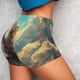 thumbnail image 4 of Fotbe Sunshine Cloud Cute Cat Shorts Sin Costuras – Shorts Deportivos de Cintura Alta para Mujer, Elásticos para Gimnasio, Yoga, Running o Ciclismo-Small, 4 of 8