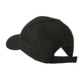 thumbnail image 3 of Smile Face Embroidered Cap - Black OSFM, 3 of 5