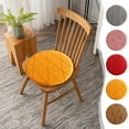 thumbnail image 6 of sruoe Seating Cushions, Seat Pads for Kitchen Chairs, Cushion Seat Pads, Chair Cushions, Round Thickened Soft Stool Cushion, Indoor Outdoor Seat Pad for Home, Dining, Office, 6 of 6