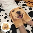 thumbnail image 2 of JHIALG 3D Dog Head Shorts, Men's Pajama Pants Golden Retriever Sleep Shorts, Funny Men's Quick Dry Athleisure Pants E7N2, 2 of 8