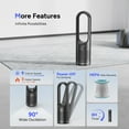 thumbnail image 6 of Faryuan 3 In 1 Tower Fan 10-Speed Cooling Heating Bladeless HEPA Filter Oscillating with Remote Control 8H Timer Floor Fan, 6 of 8
