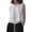 White, variant on Women's Double Layer Sleeveless Cotton Linen Top Casual Layering