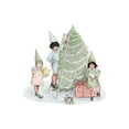 thumbnail image 2 of Straatsma, Leah 12x14 White Modern Wood Framed Museum Art Print Titled - Decorating The Tree, 2 of 4