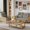 Taupe, variant on Upholstered Natural Rattan Living Room Furniture Set Accent Chair Armchair,Modern Loveseat Slipper Club Chair Guest Reception Couch Comfy Single Sofa Couch for Reading Bedroom-Ivory(1Loveseat+1Chair)