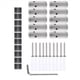 thumbnail image 3 of 1 Sets Wire Trellis for Climbing Plants Outdoor, 316 Stainless Steel Fastener, Green Wall Wire Trellis Kit B, 3 of 5