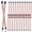 Rose Gold, variant on 24 Pcs Eyeshadow Smudge Brush 2 in 1 Eyeshadow Double Ended Concealer Brush Under Eye Small Soft Firm Pointed Foundation Makeup Applicator for Blending Eye Shadow Liner(Black)
