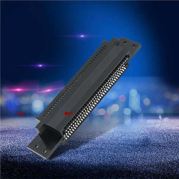 For NES Game Console 72 Pin Connector OEM Pin Slot Socket 72 Pin Converter Adapter Black 72 Pin Connector
