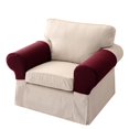 thumbnail image 1 of 1 Par Muebles Sofá Reposabrazos Cubierta Antideslizante Poliéster Spandex Protección Para Sillón 10 Pasadores borgoña Macarena Cubiertas de reposabrazos de sofá, 1 of 8