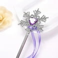 thumbnail image 3 of 6PCS Princess Wand Snowflake Ribbon Fairy Magic Dress up Wand Costume Wand, 3 of 8