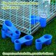 thumbnail image 4 of 24 Bebederos y Comederos para Pájaros, Ideal para Jaulas, Palomas, Pollos, Codornices y de Corral, Color Azul., 4 of 7