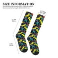 thumbnail image 2 of Compression Socks for Women and Men - Colorful Sharks Compression Socks Circulation for Workout, 2 of 8