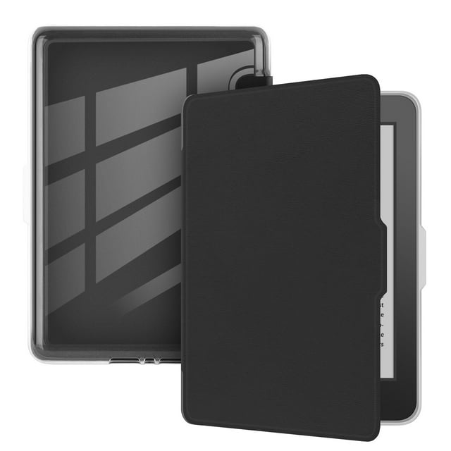 GANGXUN Funda Rosa Compatible con Kindle Paperwhite 3/2/1 – Acrílica, Resistente a Salpicaduras, Modo Reposo Inteligente