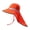Orange and red, variant on High Fluorescent Color Fisherman Hat Wide Brims Sunshade Hat with Sun Protections For Outdoor Enthusiast