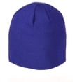 thumbnail image 2 of Brand New Collegiate Men's Kentucky Edge Knit Beanie Hat, 100% Cotton, Embroidered Logos, Official School Colors, Blue, 2 of 2