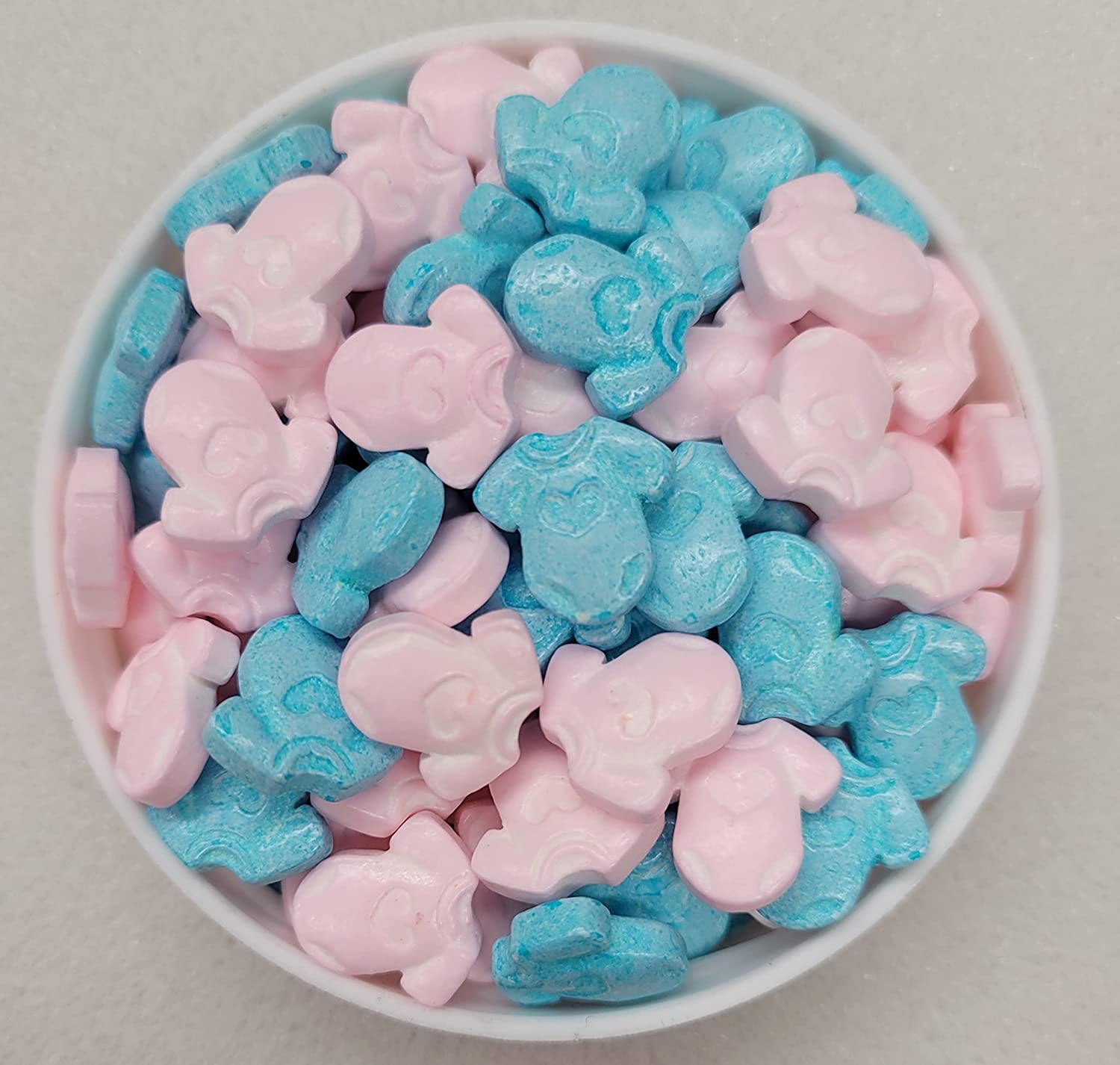 New Baby/Baby Shower Blue Confetti Sprinkles with Plastic Dummies 