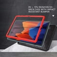 thumbnail image 2 of FIEWESEY Étui pour Galaxy Tab S7 Plus, Étui Hybride Antichoc et Résistant aux Chutes (Support Intégré), 2 of 5
