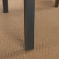 thumbnail image 4 of Jameson Outdoor 3 Piece Acacia Wood and Wicker Bistro Set with Cushions, Gray, Gray, Silver, 4 of 9