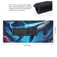 thumbnail image 2 of Hirioo Colorful Ocean Whale for Mouse Pad ,Anti-Slip Base, Durable Stitched Edges, Perfect for Gaming, Office, and Home Use,16x35.5in, 2 of 9