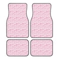 thumbnail image 1 of Fotbe Ribbon Bow Juego de 4 Tapetes para Auto con Estampado – Alfombrillas de Goma Reforzada, Diseño Antideslizante, Protección para Todo el Año – Vehículos, Autos, Camionetas y SUVs, 1 of 7
