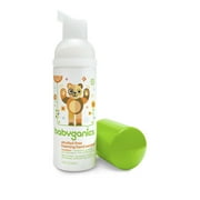 (2 Pack) Babyganics Alcohol-Free Foaming Hand Sanitizer, Mandarin, 50 mL (2 pack)