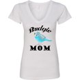 thumbnail image 3 of Inktastic Budgie Mom Parakeet Budgerigar Bird Women's V-Neck T-Shirt, 3 of 5