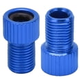 thumbnail image 1 of Suodoka Adaptador Válvula Presta a Schrader Aluminio Bicicleta Azul 2 Pzas (1.5 x 0.95 cm / 0.6 x 0.4 in), 1 of 9