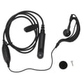 thumbnail image 1 of Auricular de walkie-talkie en forma de G con micrófono PTT, resistente al agua, para radio bidireccional Baofeng BF UV9R, BF A58, BF 9700 y BF UV9RPLUS, 1 of 14