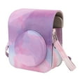 thumbnail image 2 of Mini Sac de Protection pour Appareil Photo Instantané Étui en PU avec Couvercle Supérieur Détachable Bandoulière Réglable pour Mini 12, 2 of 7