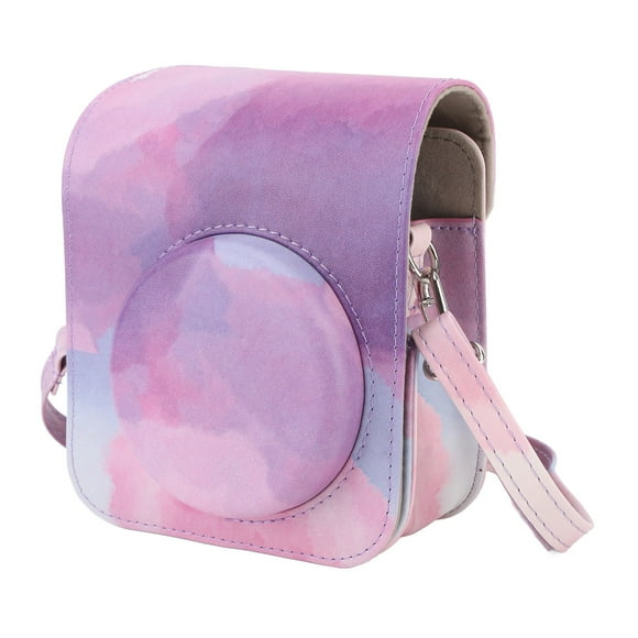 Instant Camera Bag,Mini Instant Camera Protective Instant Camera PU Case Mini Instant Camera Bag Striking Appearance