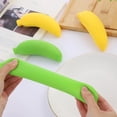 thumbnail image 4 of Simulated Banana Shaped Soft Decompression Ball, Flexible Handheld Stress Relief Tool, Comfortable Tension Release Accessory, Practical Relaxation Gadget for Home Office and Daily Leisure Use, B, 4 of 5