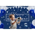 thumbnail image 3 of 8 x 8 ft Christmas Backdrop Xmas Tree Winter Background Xmas Holiday Party Supplies Banner Home Decoration Portraits Photo Booth Studio Props, 3 of 5