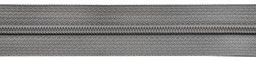100 - YKK #3 Coil Zipper, 13.5 inch Length, Pearly Grey 577