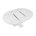thumbnail image 3 of Sunset Trading Dover 54-72" Oval Expandable Dining Table Set White Wood w Buffet, 3 of 9