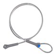 thumbnail image 4 of Terraxo Cable Anchor Cable Anchor Replacement Stainless Steel 25KN Fall Arrest Protection Construction Tree Work Reusable Cable Sling Anchor Protection Sheath 200cm, 4 of 8