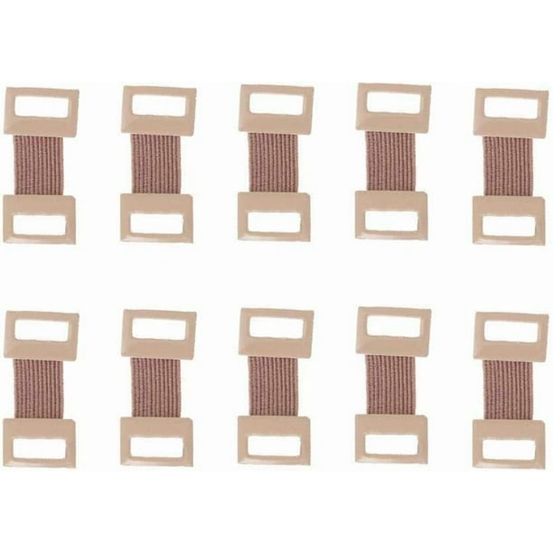10pcs Color de la piel elástico clips de vendaje, vendaje Wrap Clips estiramiento clips de metal, Ace Bandage, grandes tiritas, reemplazable Wrap Clips vendajes adhesivos para varios tipos de vendajes
