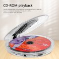 thumbnail image 4 of CD portátil Walkman CD reproductor de música recargable soporte TF tarjeta 1000mAh batería JShteea  Nuevo, 4 of 9