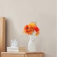 thumbnail image 2 of Orange Fall Flower Arrangement for Home Wedding Bouquet, 2 of 4