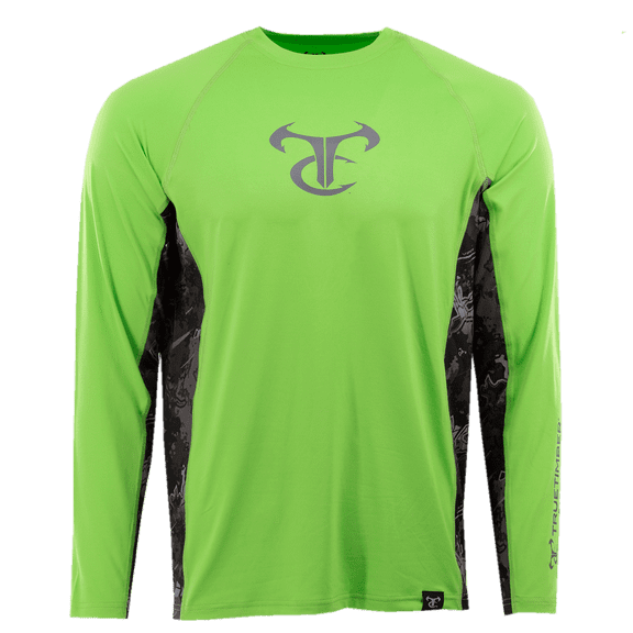 TrueTimber Men's Ripwater Long Sleeve Performance Fishing Shirt