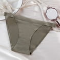 thumbnail image 2 of Sngxgn Women's Seamless Underwear Stretch Panties Silky Invisible Brief(Coffee,XL), 2 of 4