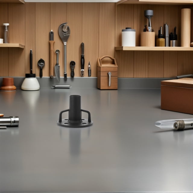 unbranded 4Ud Base Montaje Toldo Soporte Durable Ligero Y Fácil Instalación Negro
