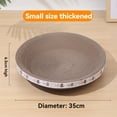 thumbnail image 3 of Bol Grattoir pour Chat en Papier Ondulé Écoresponsable - Grand Design Rond (Diamètre 17,7 Pouces x Hauteur 2,8 Pouces) / Robuste, Inodore, Lit pour Chat Multifonction et Aiguiseur de Griffes avec Texture Concave-Convexe pour, 3 of 6