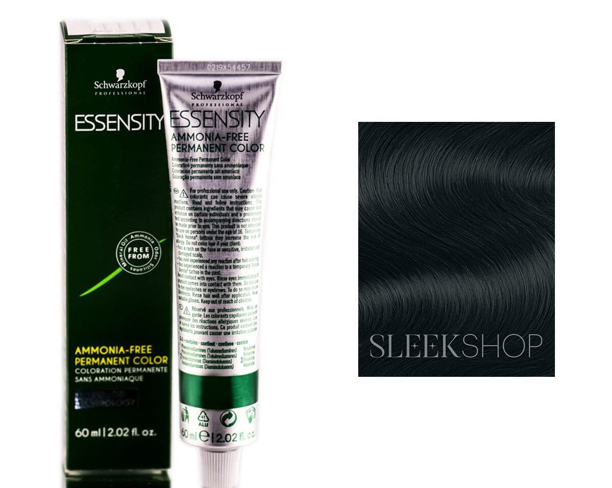 Wijden Slim Kameel Schwarzkopf Essensity Ammonia-Free Permanent Cream Hair Color (1-0 Black) -  Walmart.com