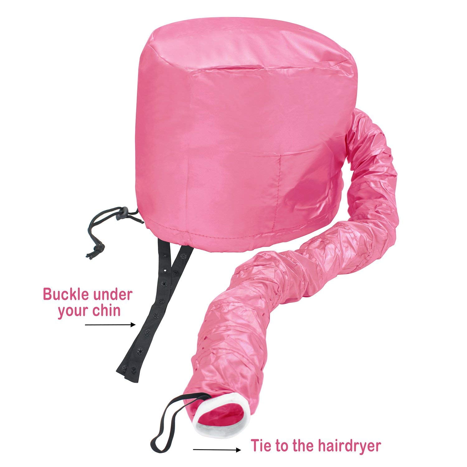 Coolmade Safety Portable Hair Dryer Bonnet Attachment for Hair Styling - Deep Pink Coolmade Safety Portable Hair Dryer Bonnet Attachment for Hair Styling - Deep Pink
