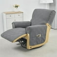 thumbnail image 6 of Power Lift Recliner Chair Covers,Recliner Covers That Stay In Place,Lift Chair Covers,Quilted Recliner Covers,With Storage Pockets and Elastic Straps Furniture Protector, 6 of 7