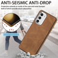 thumbnail image 2 of Case for Samsung Galaxy S23 Plus,Decase Shockproof Anti-Fingerprint Leather Skin-Friendly Cover Slim Fit Soft Phone Shell,for Samsung Galaxy S23 Plus - Brown, 2 of 6
